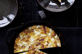 Potato, Salami, and Cheese Frittata