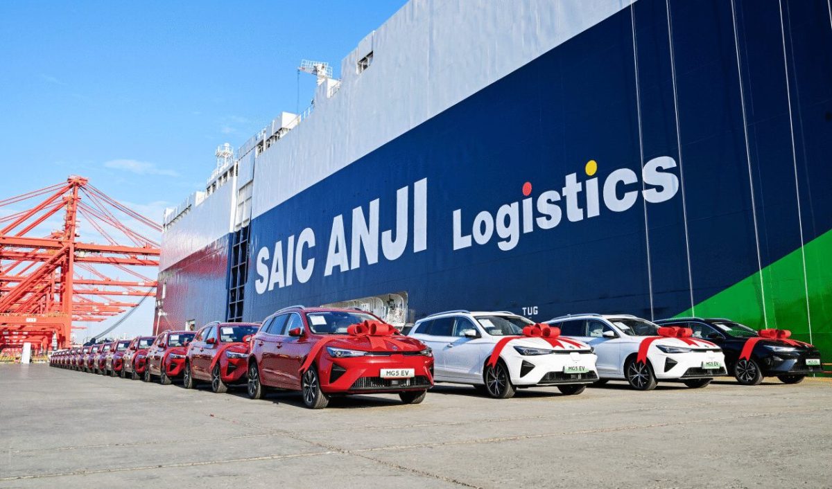 Mobility lng carrier car vessel saic byd china Europe eu export new energy vehicle electric vehicle EV