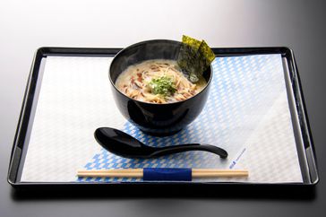 ANA's vegan Ippudo ramen dish