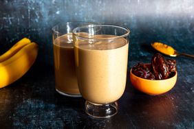 Banana, almond butter, date smoothie recipe 