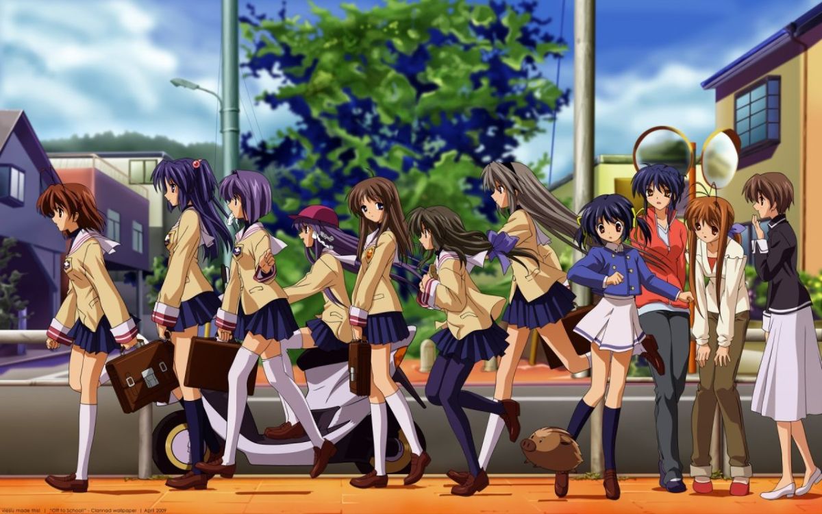 Visual Arts’ game Clannad was adapted into animations by Japanese studio Kyoto Animation.