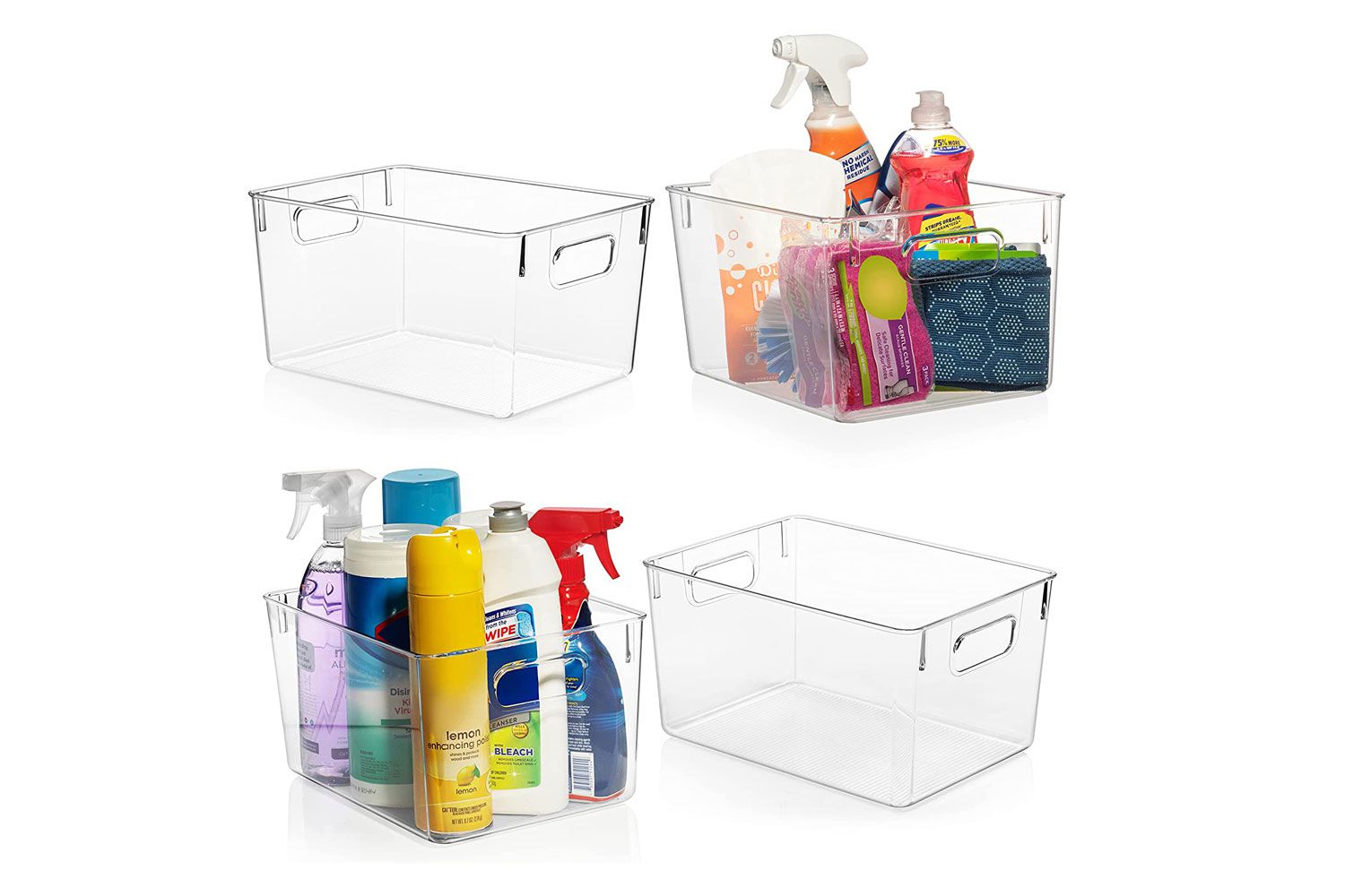 ClearSpace Plastic Storage Bins â Perfect Kitchen Organization or Pantry Storage