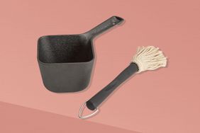 Cuisinart CBP-300 Cast Iron Basting Pot and Brush Tout