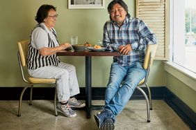 Ed Lee and his mother