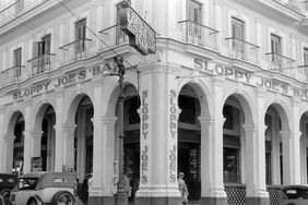 FACADE OF SLOPPY JOES BAR HAVANA CUBA