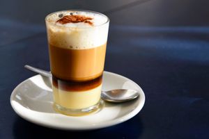 Traditional Canarian coffee Barraquito