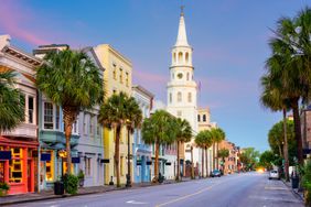 Charleston, South Carolina, USA in the French Quarter