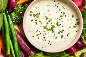 Garlic Chive Ranch with CruditÃ©s