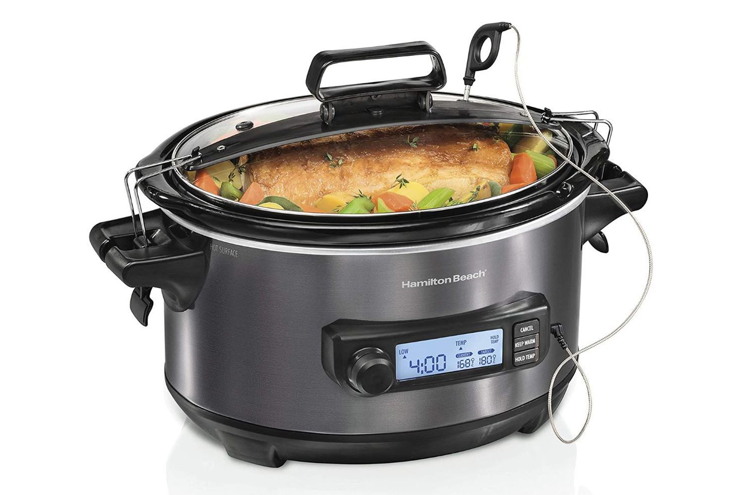 Amazon Hamilton Beach Temp Tracker 6-Quart Slow Cooker