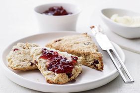 Orange-Cranberry Scones with Turbinado Sugar