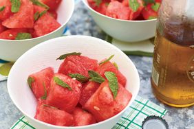 Watermelon Salad with Mint and Lime