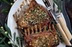 Garlic-Crusted Roast Rack of Lamb. Photo © Ingalls Photography