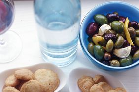 Warm Olives with Rosemary, Garlic and Lemon