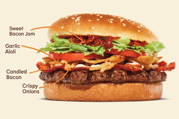 New Burger King Candied Bacon Whopper