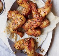 Hot-and-Sticky Lemon-Pepper Chicken Wings Recipe