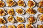 Pimiento Cheese Oysters Rockefeller