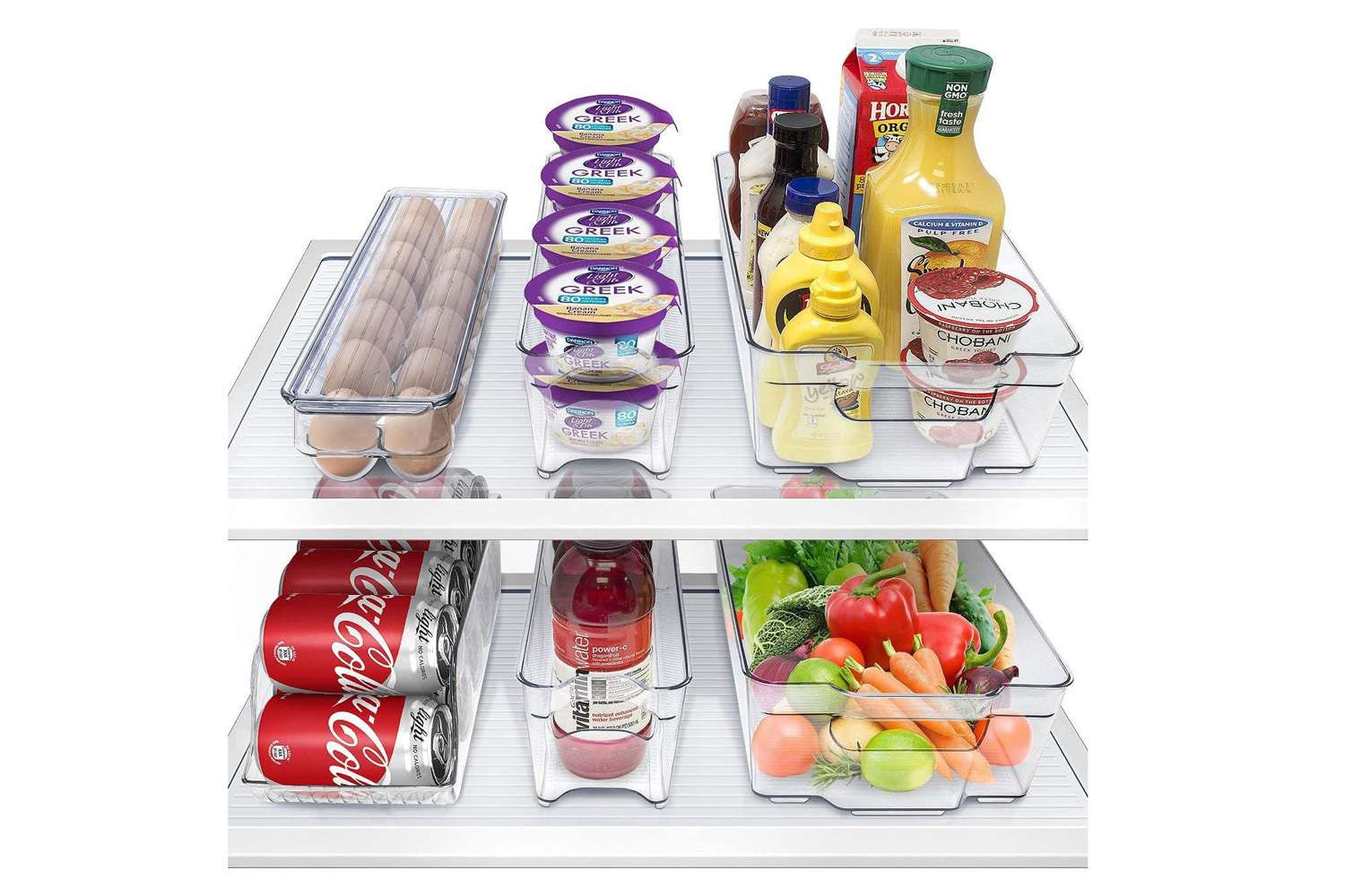 Amazon Sorbus Clear Fridge Organizer Bins - Refrigerator Organizer