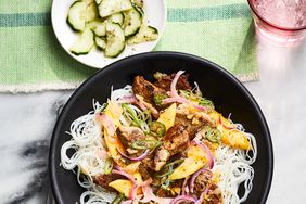 Spicy Mango Pork with Noodles Recipe